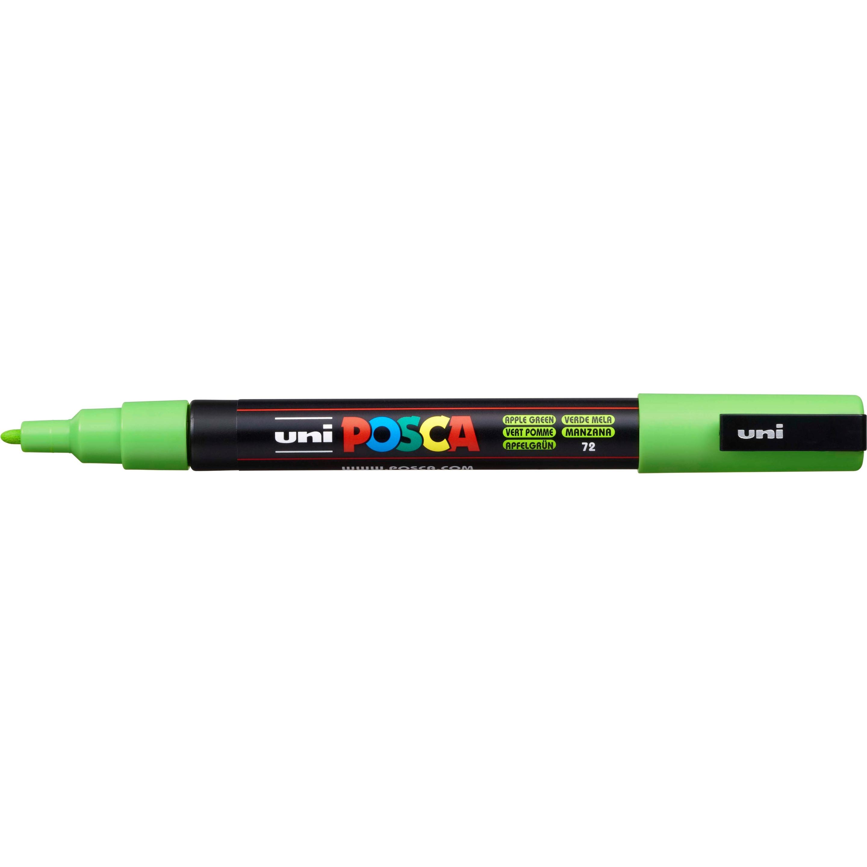 6x Posca, Marker, Marker PC-3M Rundspitze (Grün, 0.90 mm, 1 x)