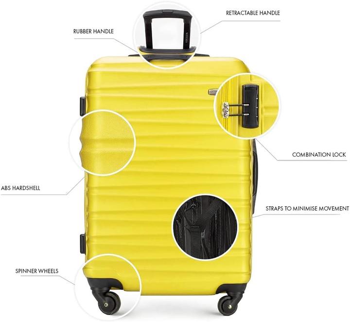 Produktbild Wittchen Grosser Hartschalen-Trolley mit Zahlenschloss (96 l)