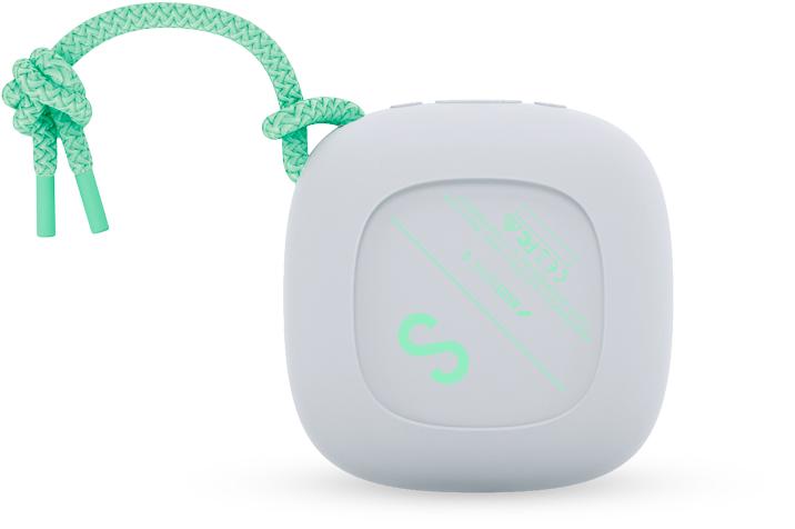 Produktbild NudeAudio Move S Mint - Pocket-Bluetooth-Speaker (8 h, Akkubetrieb)