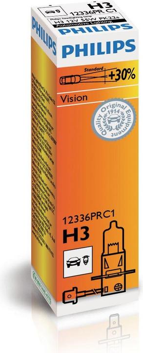 Produktbild Philips Halogenlampe H3 12V/55W Vision (H3)