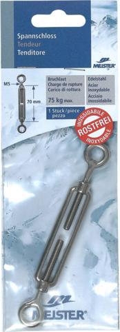 Actual product image Meister Turnbuckle INOX 70mm