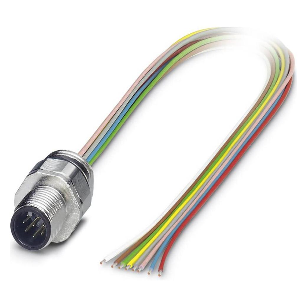 Phoenix Contact Sensor-/Aktor-Einbausteckverbi, Elektronikkabel + Stecker, Silber