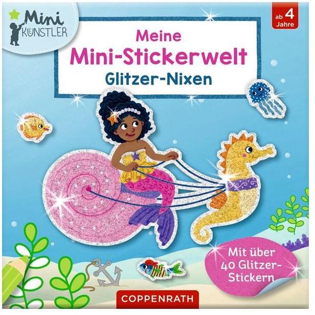 Coppenrath, Sticker, Meine Mini-Stickerwelt - Glitzer-Nixen