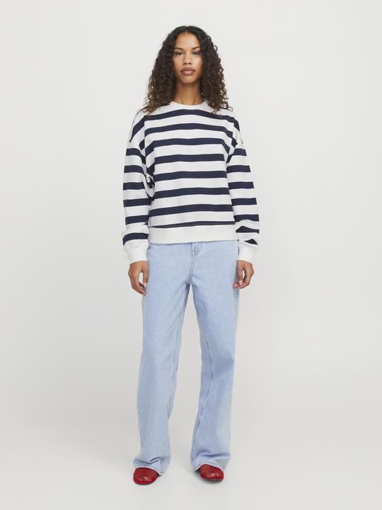 Produktbild JJXX Jxalfa Stripe Rlx Ls Crew Swt Ln (XL)