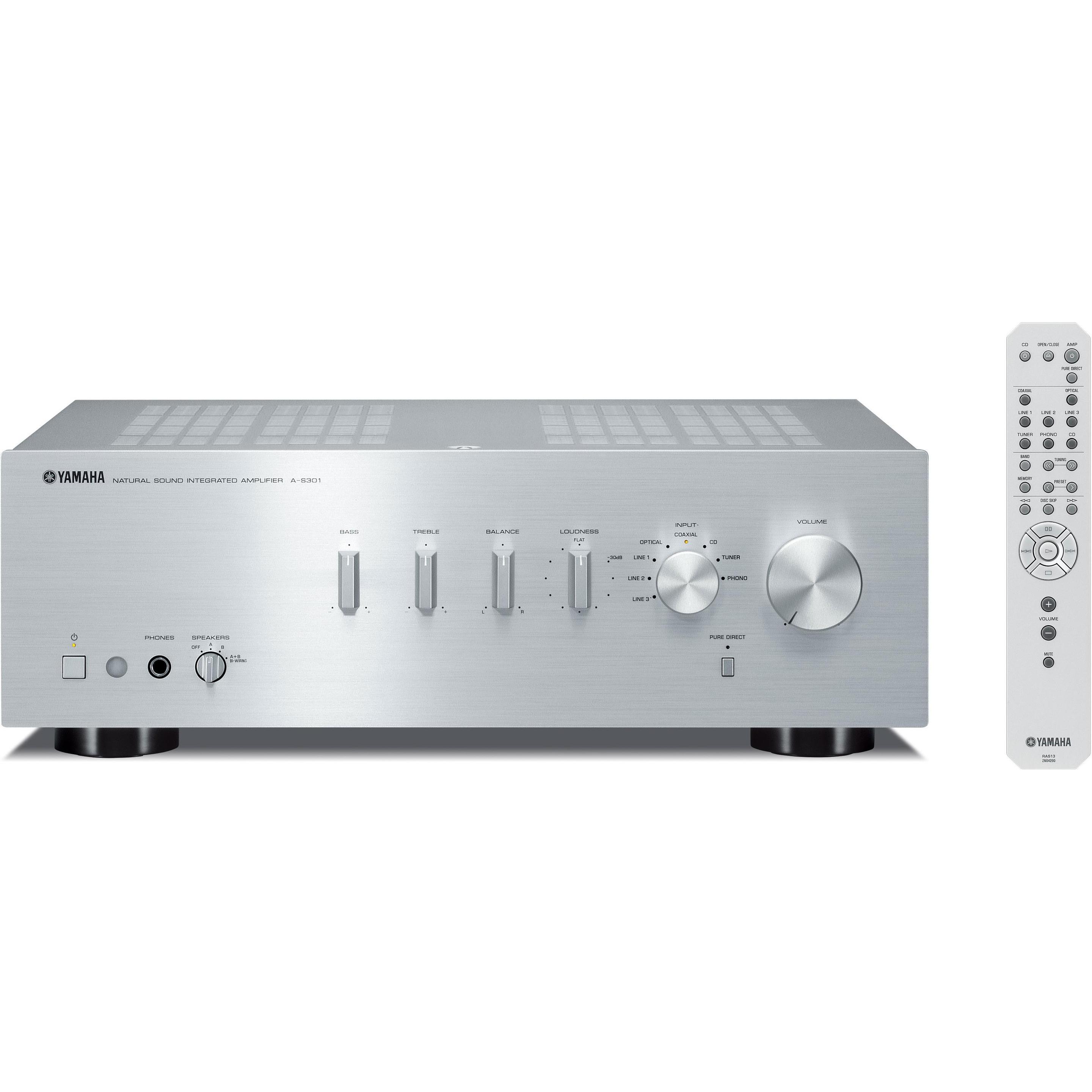 Yamaha A-S301 (Verstärker), Stereoverstärker, Silber