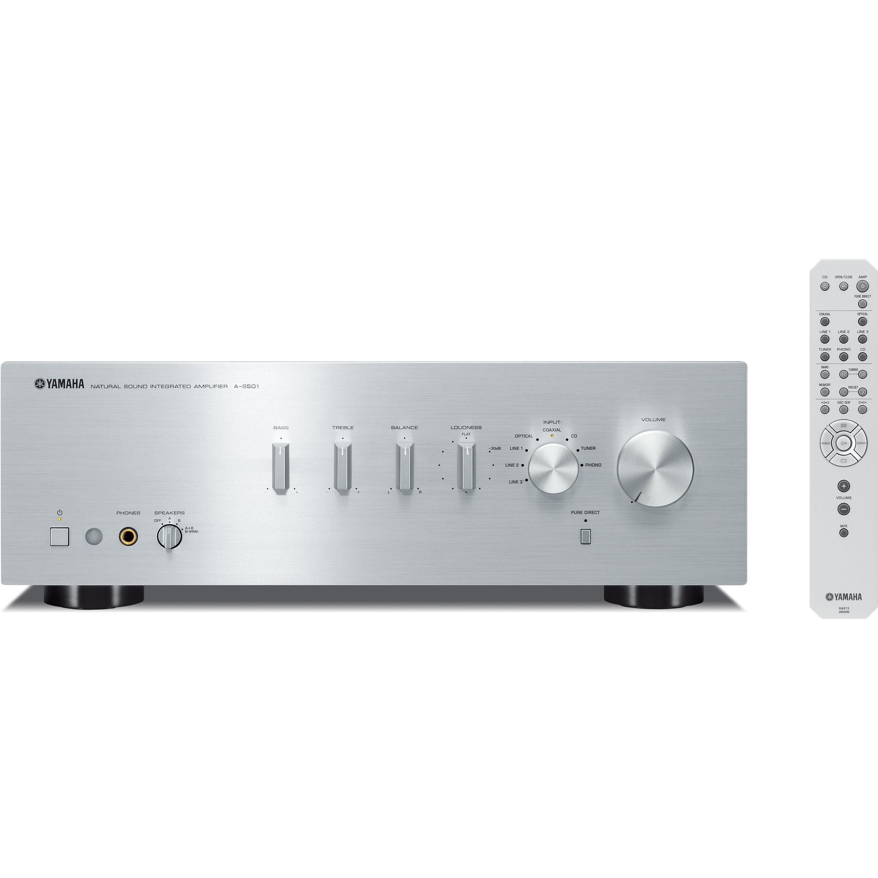 Yamaha A-S501 (Verstärker), Stereoverstärker, Silber