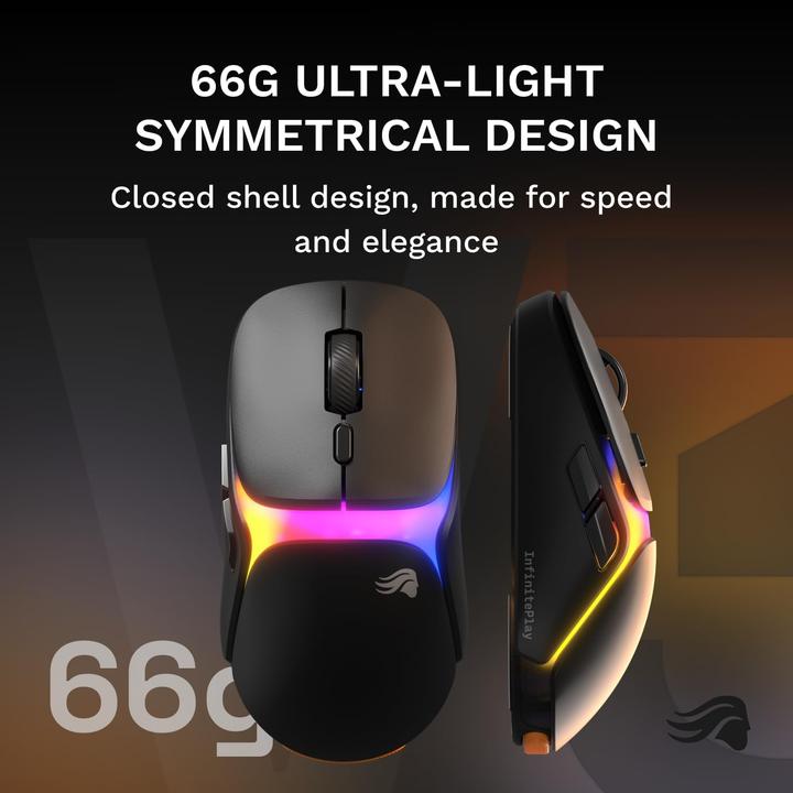 Actual product image Glorious Model O 3 Wireless Mouse Black (Wireless)