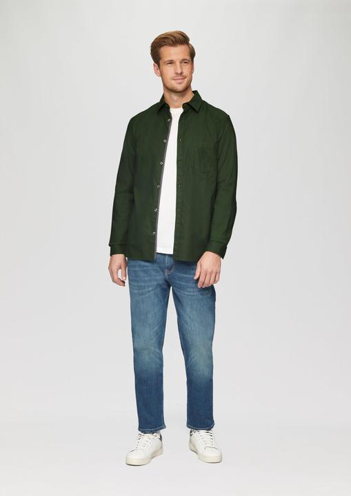 Actual product image S.Oliver Hemd Slim Fit: Strukturiertes Hemd mit Kentkragen (XXL)
