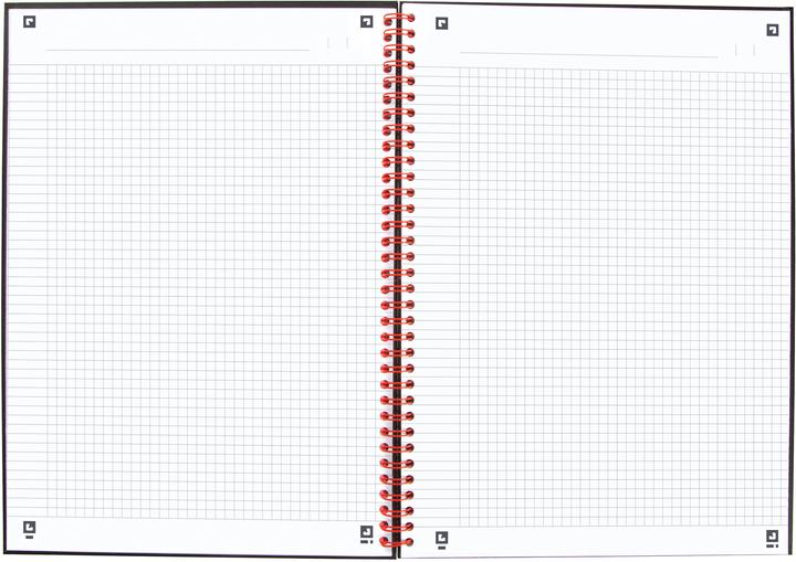 Produktbild Oxford Black 'n Red (A4, Kariert, Harter Einband)