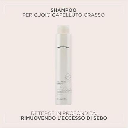 Produktbild Kemon Actyva Equilibrio Shampoo Sebum-Regulating Action for Oily Scalp (Flüssiges Shampoo)