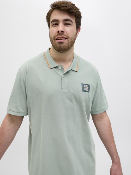 Actual product image Jack & Jones Plus Size Gedruckt Poloshirt Poloshirt (7XL)