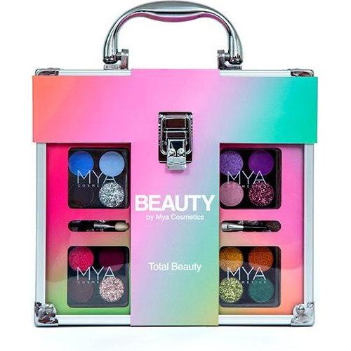 MYA Cosmetics, Bodylotion, Mya Travel Transparent Maletin 12 Sombras
