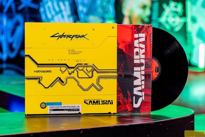 Actual product image DEVplus Cyberpunk 2077 Original Vinyl Soundtrack Score and Samurai Vinyl 3LP