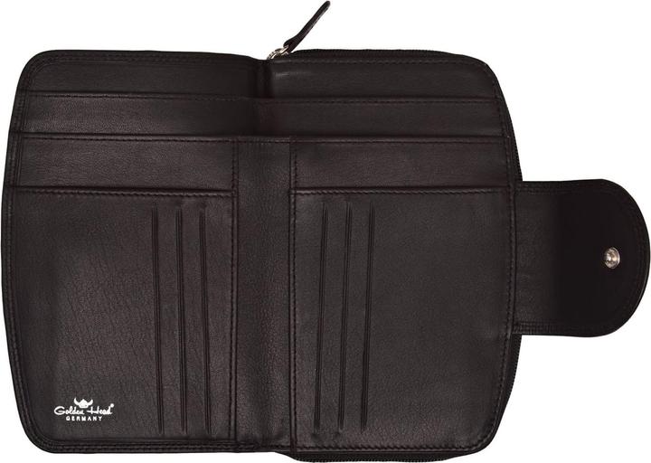Actual product image Golden Head Polo wallet RFID leather 14.5 cm