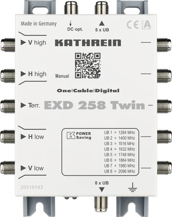 Produktbild Kathrein EXD 258 Twin (Multischalter)