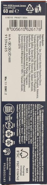 Valeurs nutritives et ingrédients Wella Koleston Perfect Me+ Deep Browns (4/75 brun brun moyen-mahogany brun-mahogany)