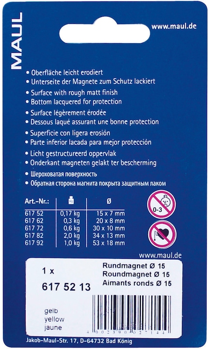 Actual product image Maul per magnet (8 x)