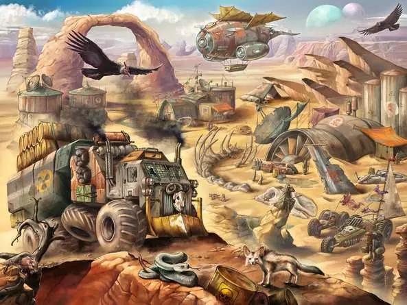 Produktbild Ravensburger Adult puzzle 1500 Teile - Welcome to the Wasteland (1500 Teile)