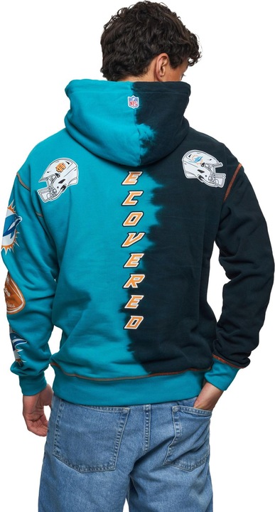 Produktbild Recovered Re:covered Fleece Hoody - INK DYE Miami Dolphins - M (M)