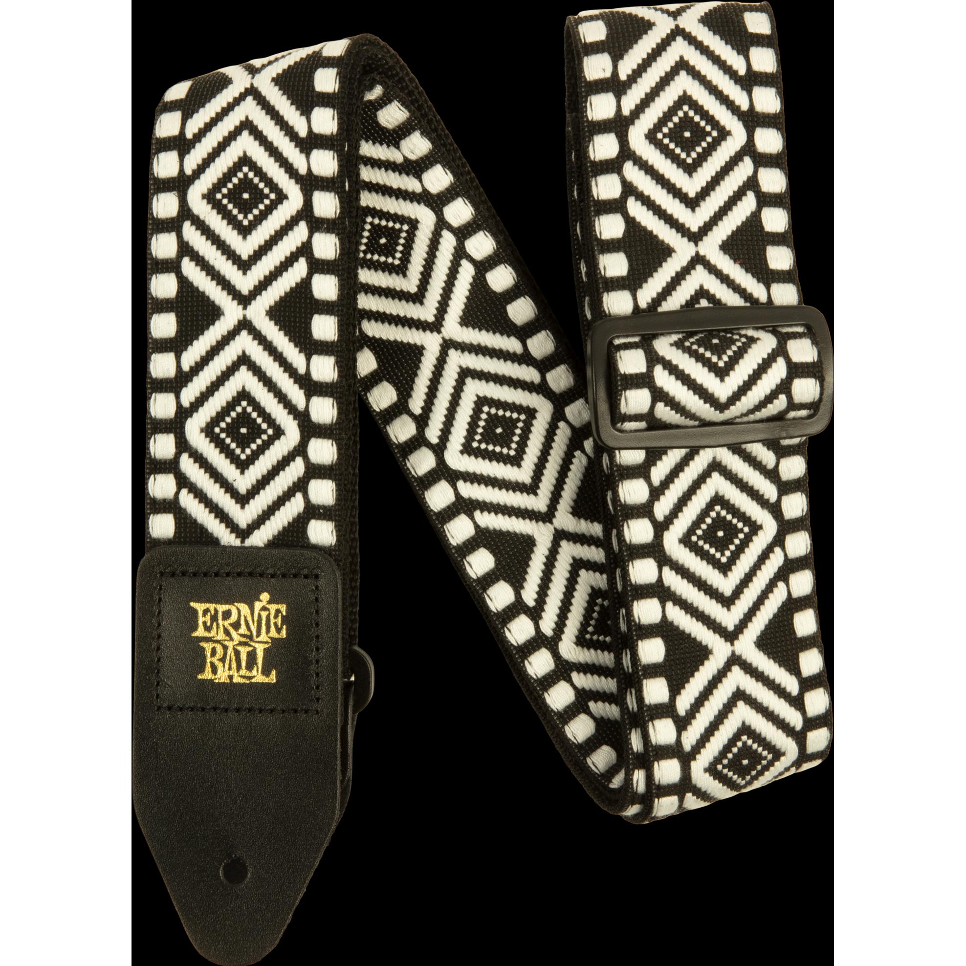 Ernie Ball Gitarrengurt, Jacquard, White Savannah (Instrumentengurt), Zubehör Instrumente, Weiss