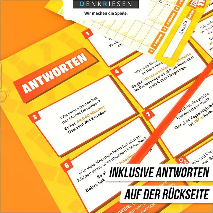 Productafbeelding Denkriesen Voll Verschätzt - A4 Blok Klassieke Editie (d) (Duits)