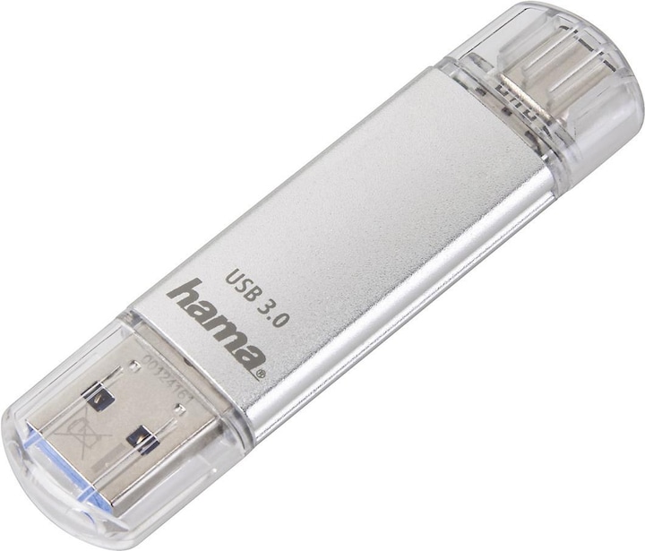 Hama C-Laeta (256 GB, USB-C, USB-A, USB 3.1)