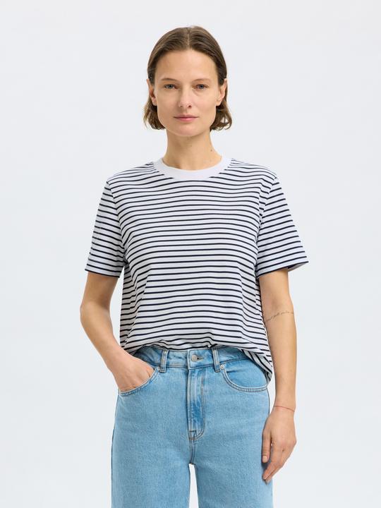 Immagine prodotto Selected Slfessential Ss Striped Boxy Tee Noos (L)