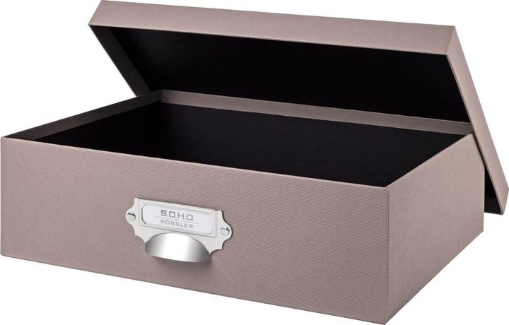 Immagine prodotto Rössler S.O.H.O. Scatola portaoggetti grigio (11 x 25,5 x 34 cm, 9 l)