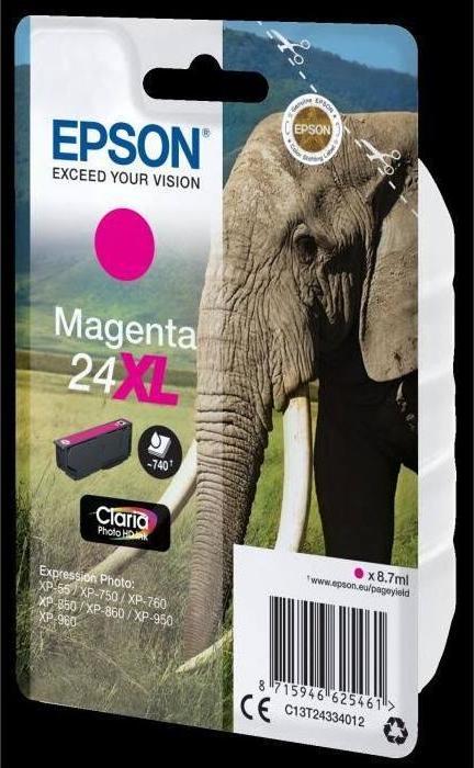 Produktbild Epson 24XL Claria Photo HD (M)