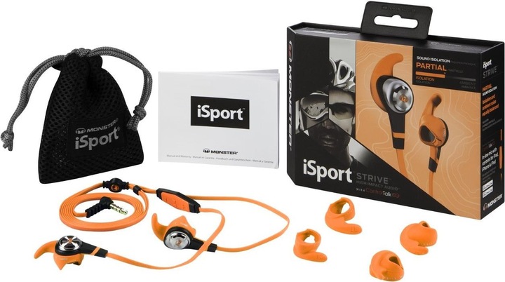 Actual product image Monster iSport Strive (Cable)