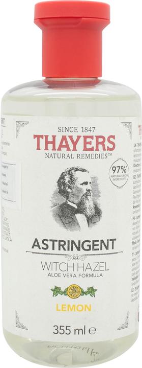 Actual product image Thayers Witch Hazel with Aloe Vera Lemontringent Toner - Skin Tonic - 355ml (Facial cleansing wipes)