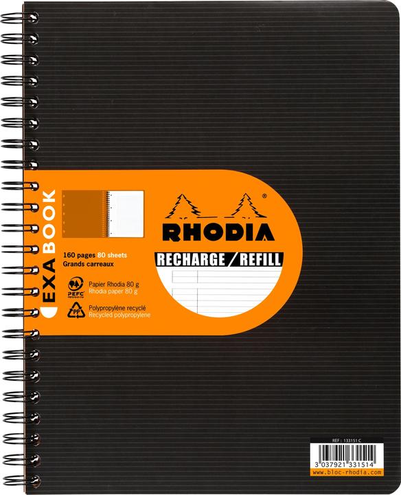 Actual product image Rhodia EXABOOK - Replacement booklets (A4+, Lined, Soft cover)