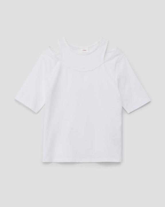 S.Oliver T-Shirt T-Shirt im Slim Fit (L)