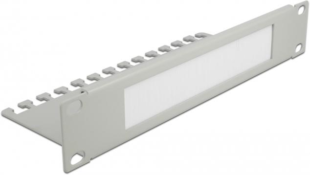 Actual product image Delock Cable Management Brush Strip with Cable Support Plate