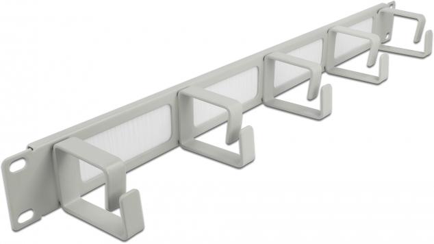 Produktbild Delock Cable Management Brush Strip with 5 hooks
