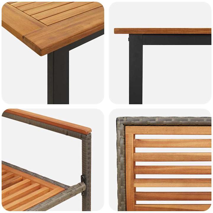 Produktbild vidaXL Gartenmöbel Set (160 x 80 x 75 cm)