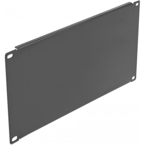 Delock 66665 Rack Zubehör Blindverschlussplatte, Serverschrank Zubehör, Schwarz