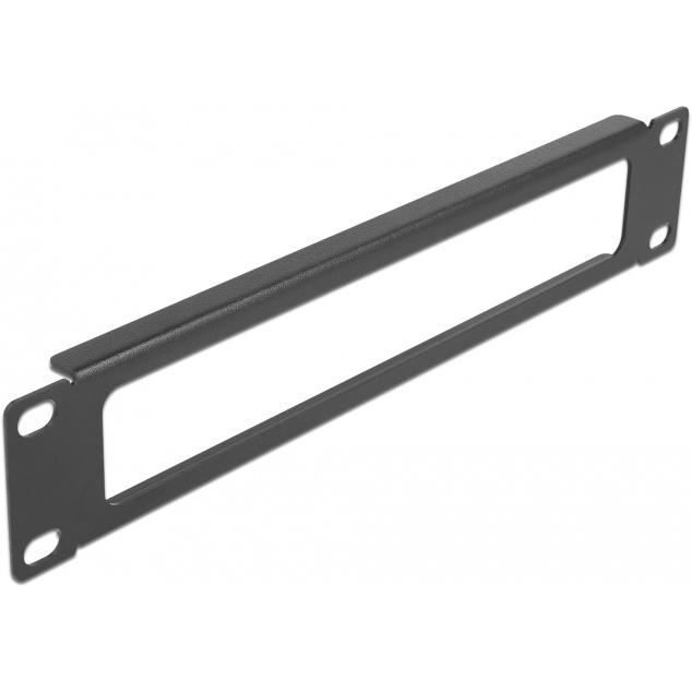 Delock 66672 Rack Zubehör Blindplatte, Serverschrank Zubehör, Schwarz