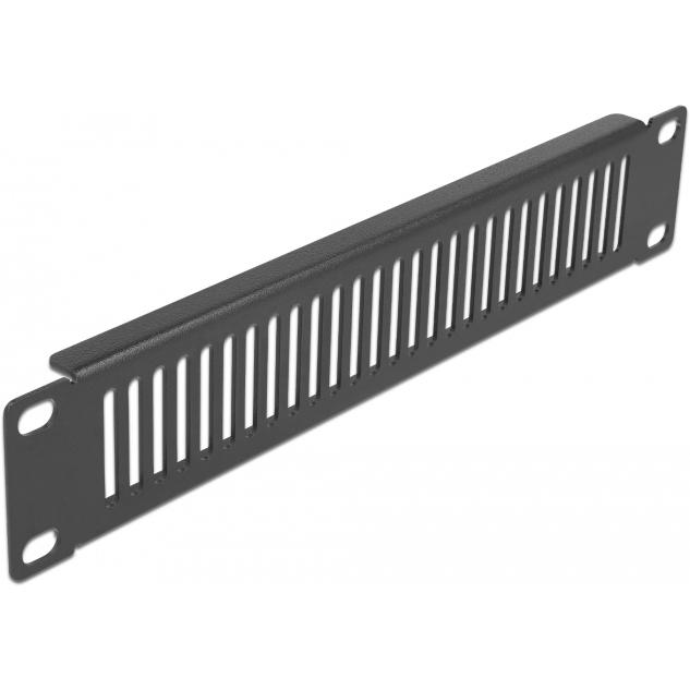 Delock Rackpaneel (vertikal), Serverschrank Zubehör, Schwarz