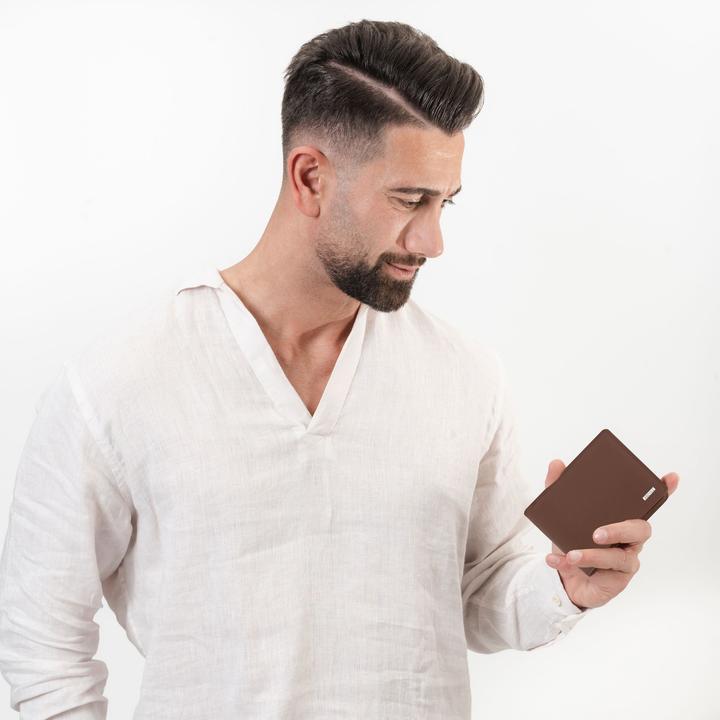 Actual product image Redolz Leather Essentials QF Geldbörse RFID Leder 11,5 cm