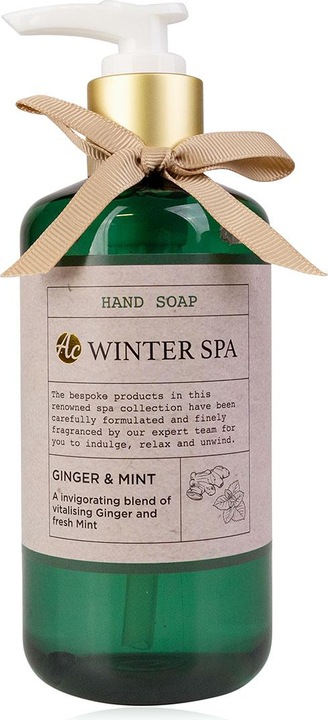 Actual product image Accentra Soap dispenser with liquid soap WINTER SPA, fragrance: Ginger & Mint (Liquid soap, 290 ml)