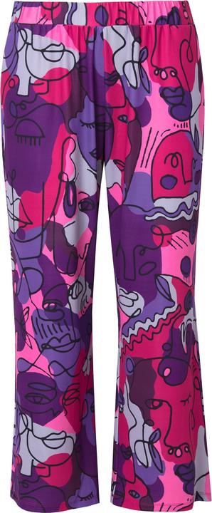 Produktbild Angel of Style Hose, gerades Bein, Gesichter-Muster, Elastikbund (44)