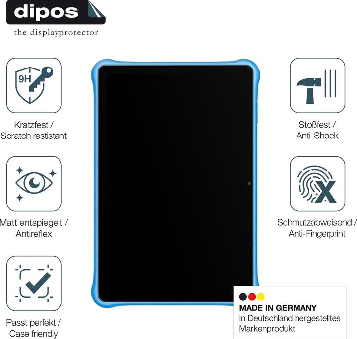 Actual product image Dipos Anti-Shock Screen Protector Matte (Blackview Tab A6)