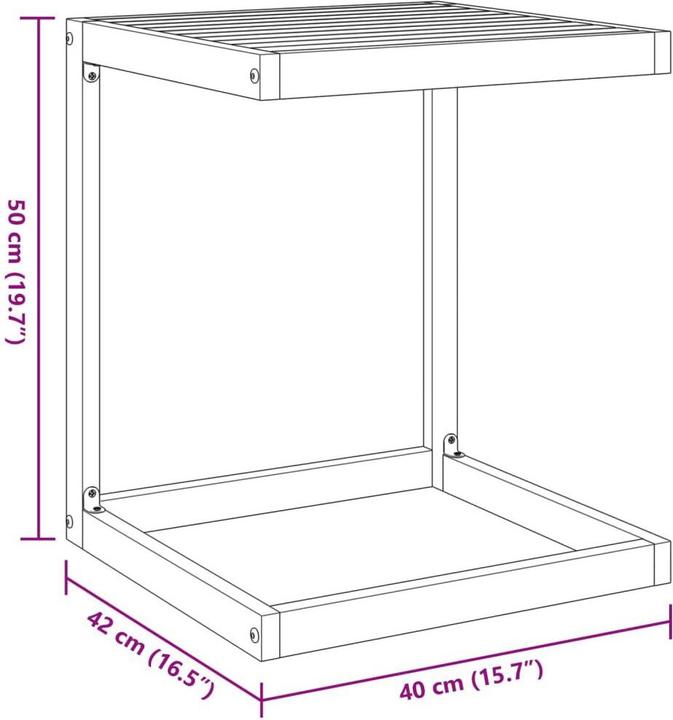 Produktbild vidaXL C-Tisch