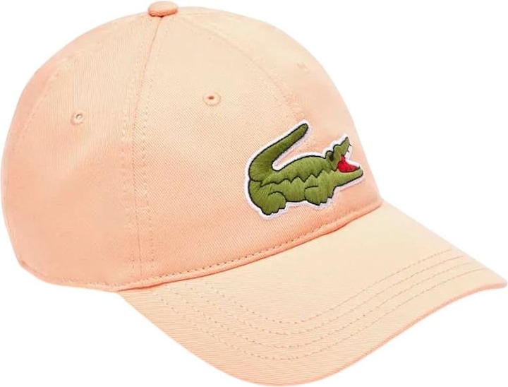 Actual product image Lacoste Logo Cotton Twill Adjustable Baseball Cap (One size)