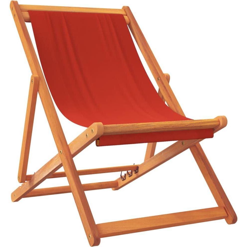 VidaXL, Liegestuhl, Strandstühle 2 Stk. Klappbar Stoff (127 cm)