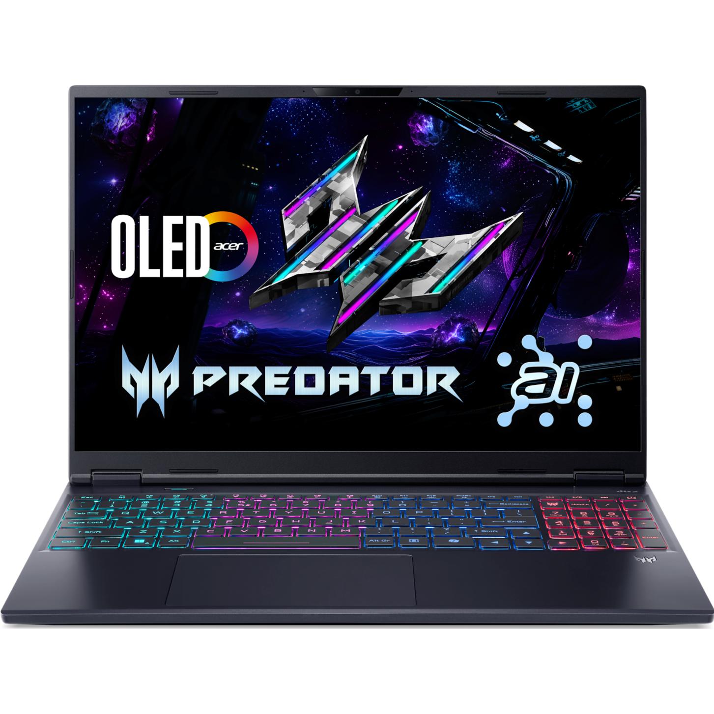 Acer Predator Helios Neo 16S AI OLED (16", 1000 GB, 16 GB, Deutschland, Intel Core Ultra 7 255HX), N