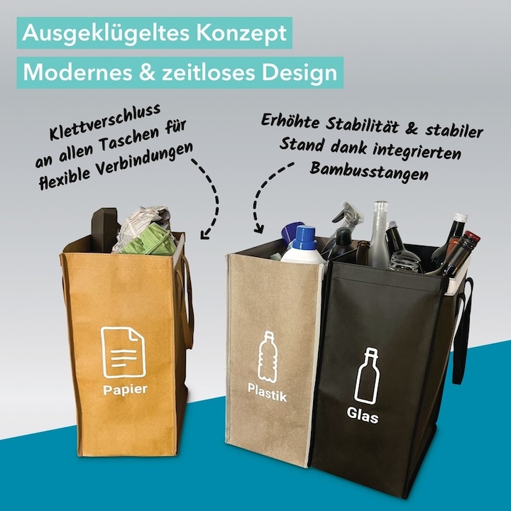Produktbild Qikfresh Mülltrennsystem Set