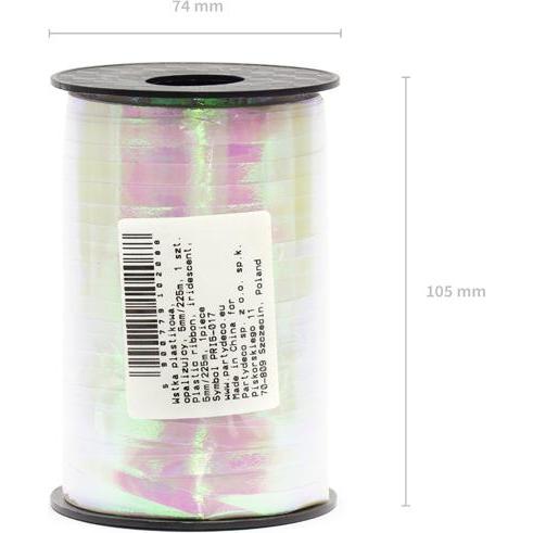 Thumbnail - Partydeco Geschenkband Schillernd 5mm (225m)