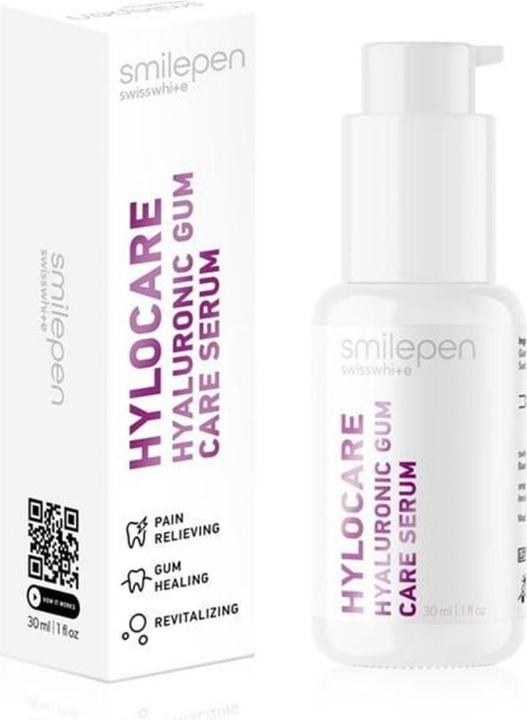 Actual product image SmilePen Hylocare Hyaluronic Gum Care Serum (30 ml, Bleaching cream)
